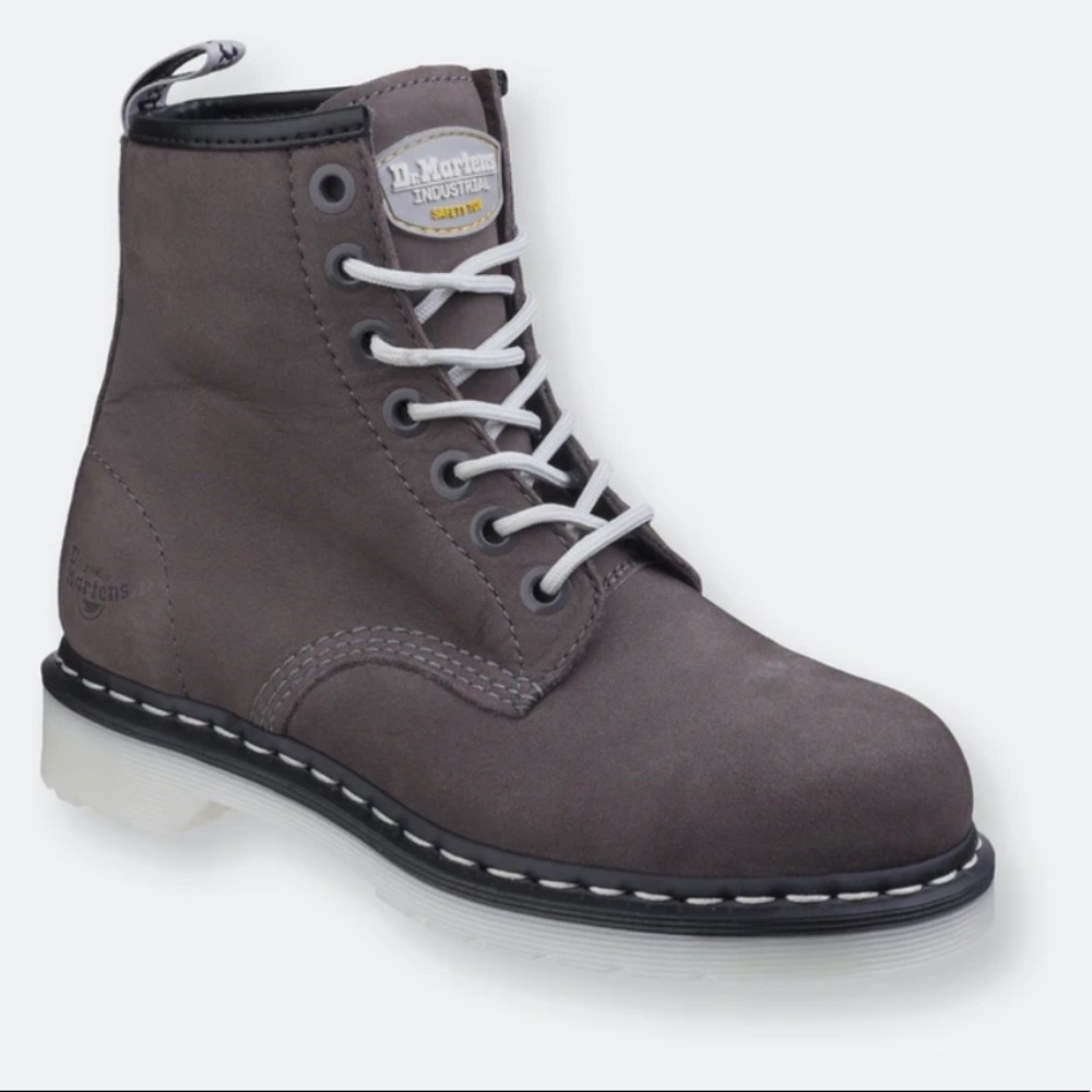 Dr Martens Maple Steel-Toe Work Boots
